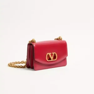 Small Valentino Garavani Vain Shoulder Bag In Shiny Calfskin
